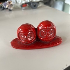 TONO★ 文鎮 / ペーパーウェイト　夫婦だるま　伝統工芸品南部鉄器