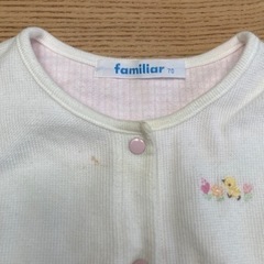 【受渡決定】ファミリア　ベスト　70センチの画像