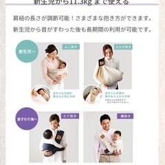 Betto 新生児から使える抱っこ紐の画像