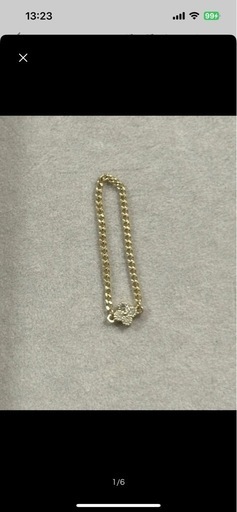 18kチェーンリングダイヤ入り