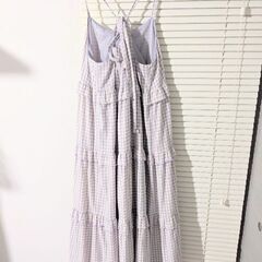 wcloset ギンガムチェックキャミソールワンピースの画像