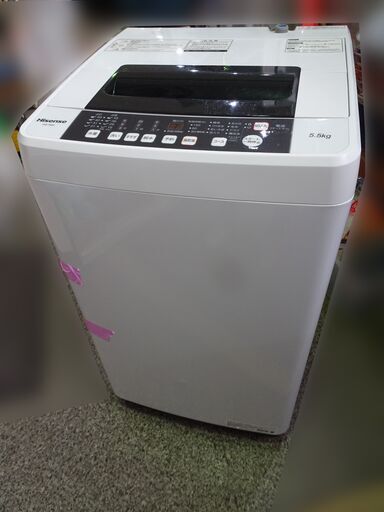 Hisense/ハイセンス◆全自動電気洗濯機 【HW-T55C】2019年製 5.5kg