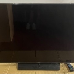 話し合い中、テレビ　　　55型　パナソニック