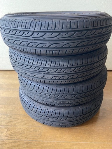 ★美品　使用1ヶ月　ダンロップ　タイヤ　4本セット　145/80R13 75S EC202 日本製