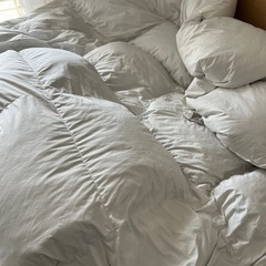 羽毛布団　ダブルサイズ