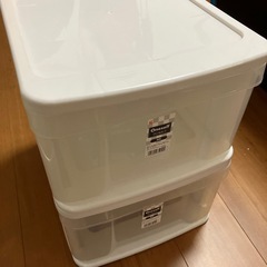 カラーボックス2個の画像