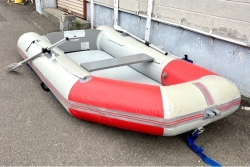 札幌市内配送可 組立確認済 Achilles アキレス ゴムボート LFI-295 エアーフロア 2人乗り