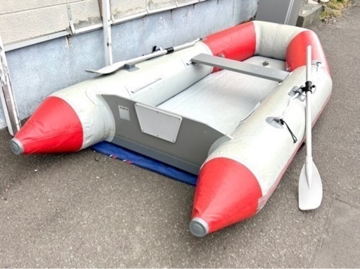 札幌市内配送可 組立確認済 Achilles アキレス ゴムボート LFI-295 エアーフロア 2人乗り