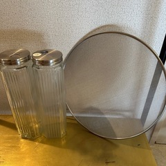 パスタ瓶×2  油はねガード