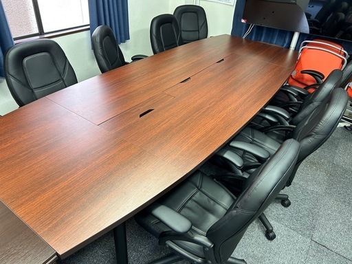 値段相談可
ミーティング テーブル テーブ大型 8人
