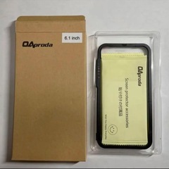 iPhone14 Pro用保護フィルム　全面 強化 ガイド枠付き 2枚の画像