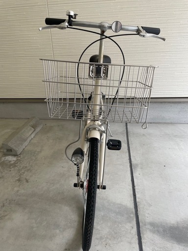無印良品　20型自転車　ベージュ