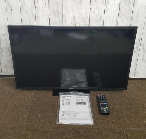 【極上品】2022年製  SHARP AQUOS 地上/BS/110度CSデジタルハイビジョン直下型LEDバックライト32型液晶テレビ 2T-C32DE
