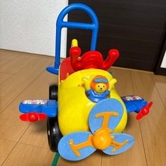 (お話中)飛行機 押し車 おもちゃ