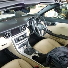 ベンツSLK350Bエフシェンシー、ＡMGパッケージ、 検査令和８年4月付き、電動オープン車の画像