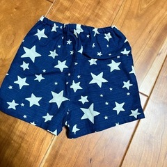 80㎝こども浴衣 甚平 紺の画像