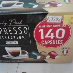 カフィタリー ネスプレッソ互換カプセル アソート 140カプセル入　A3202の画像