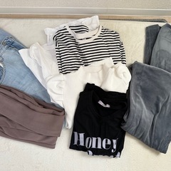 レディース服(カットソー、デニム、パジャマ)
