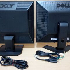 19インチモニタ 2個セット DELL E190sb／ACER V193Bbmdの画像
