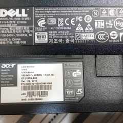 19インチモニタ 2個セット DELL E190sb／ACER V193Bbmdの画像