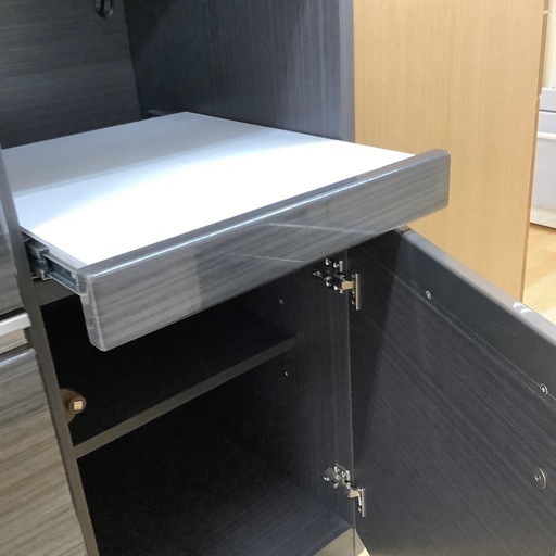 ★ジモティ割あり★ 高橋木工所 レンジ台 ホワイト H90×W120.5×D45 クリーニング済み KJ3618 ☆ジモティ割あり☆ 高橋木工所 レンジ台 ホワイト H90×W120.5×