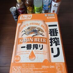 キリン一番搾り350✕24本　飲み物6本