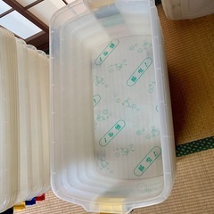 フタ式収納ケース 10個 【7/27、28引取り限定】の画像