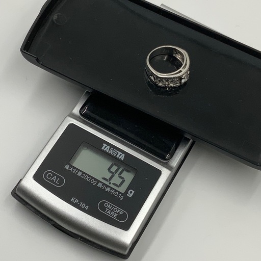 Pt900 プラチナ900 ダイヤモンド　リング　ダイヤ　指輪　9.5g 0.52ct