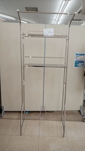 ★ジモティ割あり★  ランドリーラック シルバー H×D×W クリーニング済み TJ7613