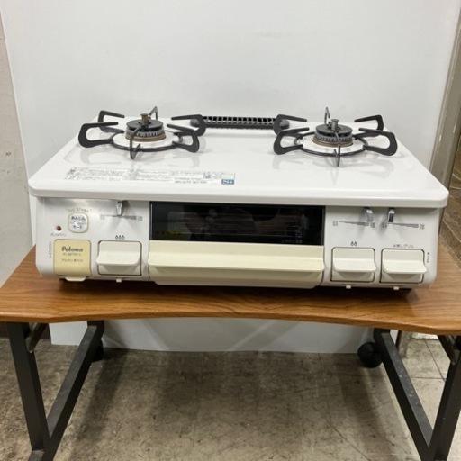 N2407-686 パロマ ガスコンロ IC- S87SH-1L 2020年製 都市ガス用 動作確認済み キズ汚れ有り