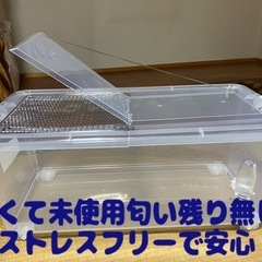 ①広い快適なハムスターケージ【DIY】給水ボトル付
