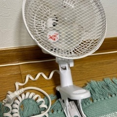 クリップ式小型扇風機