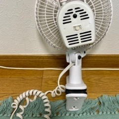 クリップ式小型扇風機の画像