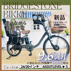 新品部品☺整備士*防犯登録　RI 電動自転車　ブリヂストン　ビッ...