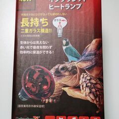 爬虫類、鳥類などに使える保温球　40W　未使用