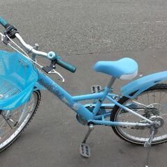 【売約済み】22インチ ? 子ども用 自転車 7480円 ?6段切替 ?ライト付 安心の新規防犯登録料込み 308