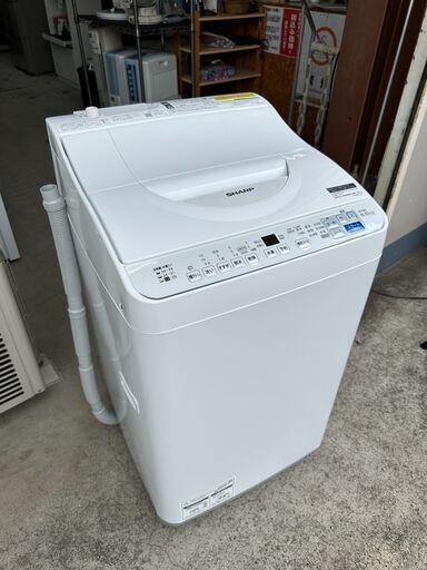 【動作保証あり】SHARP シャープ 2024年 ES-T6E3 6.5kg / 3.5kg 洗濯乾燥機【管理KRS675】