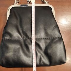 ショルダーバッグ　韓国　フェイクレザー　黒　ミニの画像