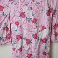 浴衣と帯のセット　130㌢の画像