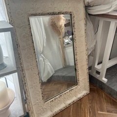 お取引き進行中《台風の影響で9月までの最終価格‼️》お洒落アンティークミラーの画像