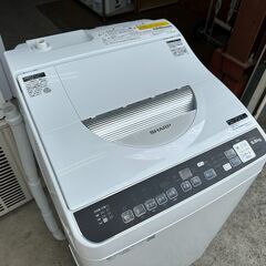 【動作保証あり】SHARP シャープ 2021年 ES-TX5FJ 5.5kg / 3.5kg 洗濯乾燥機【管理KRS676】の画像