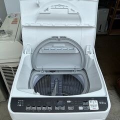 【動作保証あり】SHARP シャープ 2021年 ES-TX5FJ 5.5kg / 3.5kg 洗濯乾燥機【管理KRS676】の画像