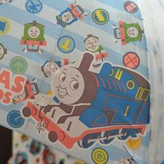 きかんしゃトーマス　レインポンチョと傘セットの画像