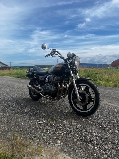 交換可　CB750カスタム改　低走行エンジン好調　純正パーツ全部あります