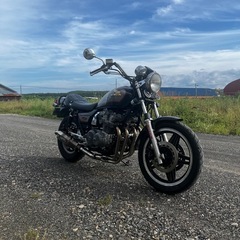 交換可　CB750カスタム改　低走行エンジン好調　純正パーツ全部...