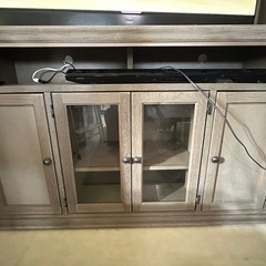 TVセット　テレビ台　グレー の画像