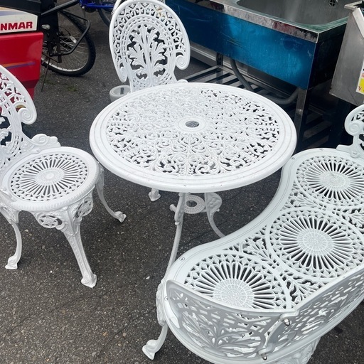 売れました　ガーデンテーブルセット