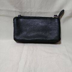 FREUDE 財布 黒 金具ゴールド 牛革の画像