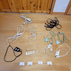 ★動作品 1m 3m 5m 電源タップ、拡張配線コード、コーナー...