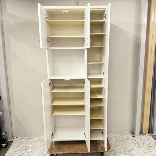  18959   姿見付 シューズボックス 下駄箱   ◆大阪市内・東大阪市他 6,000円以上ご購入で無料配達いたします！◆ ※京都